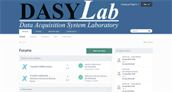 Desktop Screenshot of dasylab-forum.de